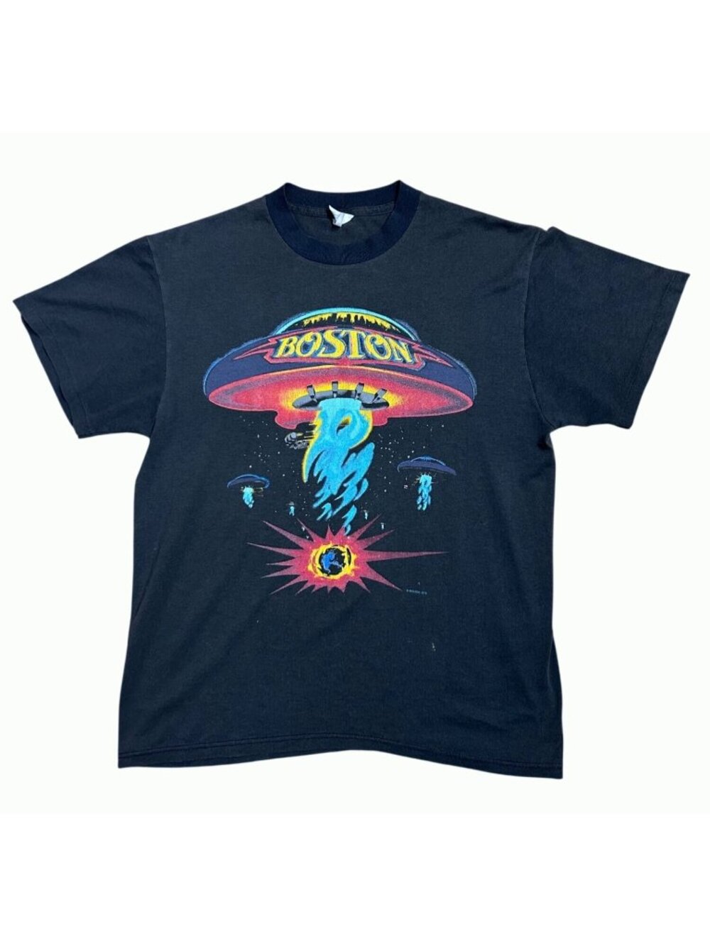 Vintage 80's BOSTON Concert T-shirt US Tour 1987 size L